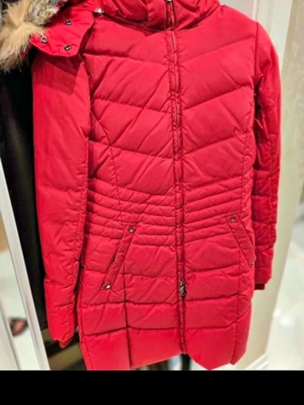 Pajar Red Hooded Puffer Like New